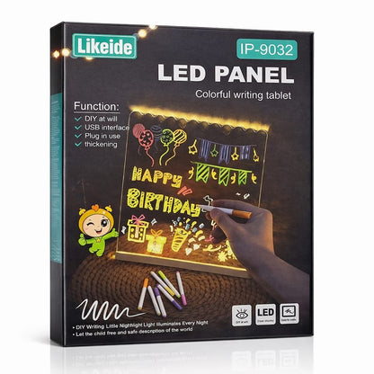 OFERTA ESPECIAL - Pizarra LED para dibujar y escribir + ENVÍO GRATIS 🚚