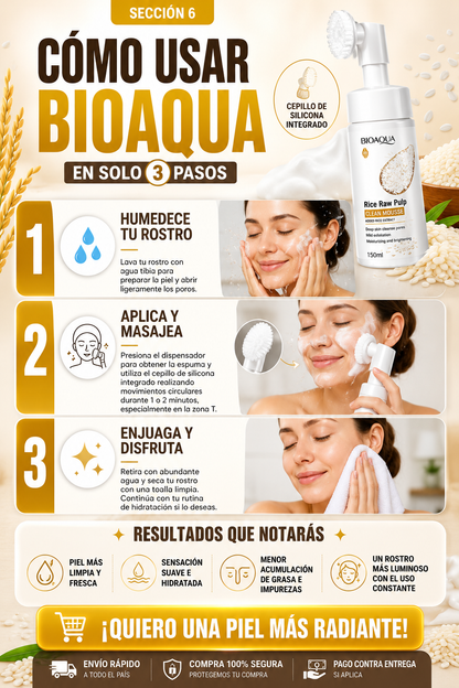 LIMPIA E ILUMINA TU PIEL - Espuma Limpiadora Aclarante - ENVIO GRATIS 🚚