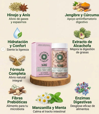 RECUPERA TU DIGESTION - Enzimas Digestivas Antiinflamatorias + ENVIO GRATIS 🚚