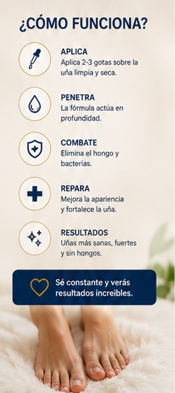 RECUPERA TUS UÑAS - Nails Fungus- Quita Hongos para Uñas + ENVIO GRATIS 🚚