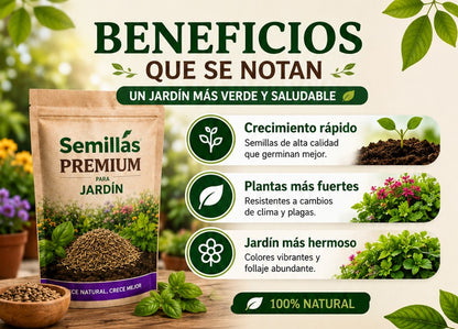 2x1 Semillas para tu Jardín - Transfórmalo desde hoy +Envío Gratis 🚚