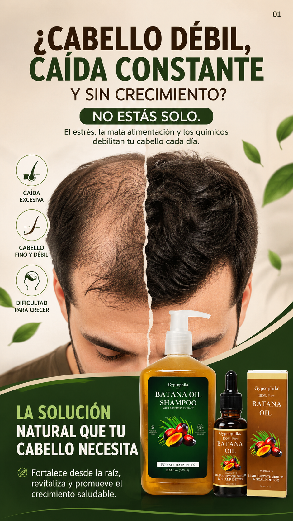 !OFERTA ESPECIAL! Combo Shampoo + Aceite de Batana + ENVIO GRATIS 🚚