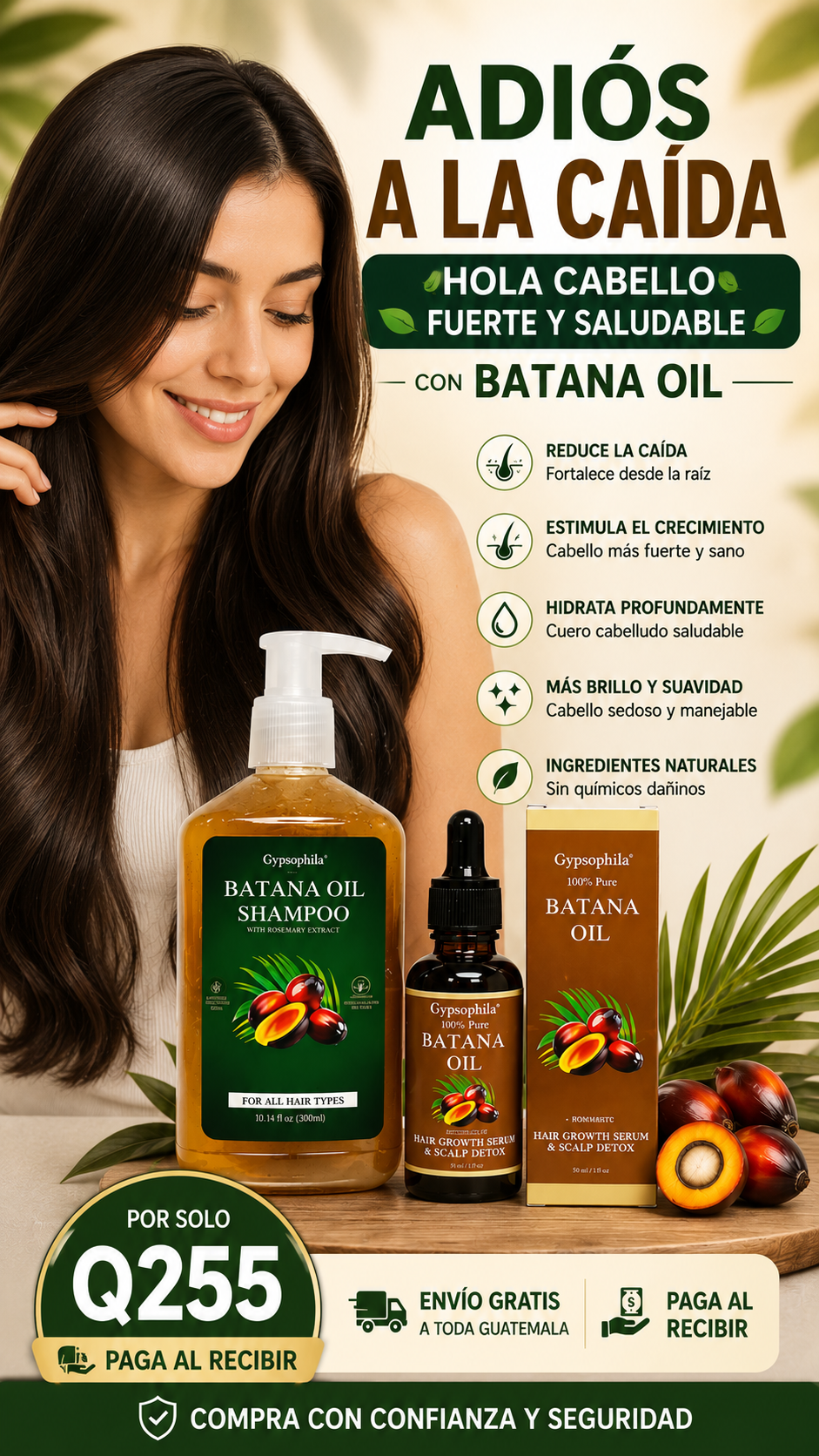 !OFERTA ESPECIAL! Combo Shampoo + Aceite de Batana + ENVIO GRATIS 🚚