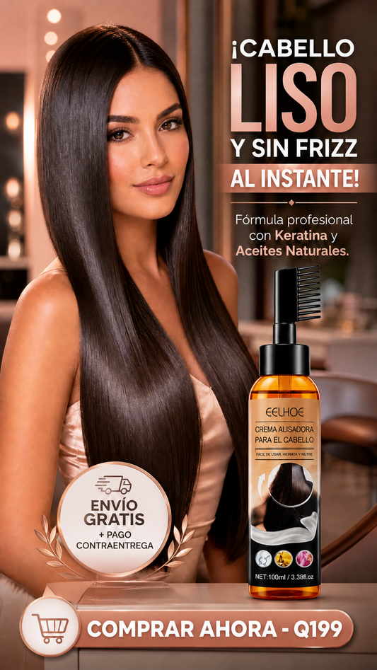 ¡¡¡ OFERTA LIMITADA !!! - Crema Alisadora Cabello Liso Perfecto + ENVIO GRATIS 🚚