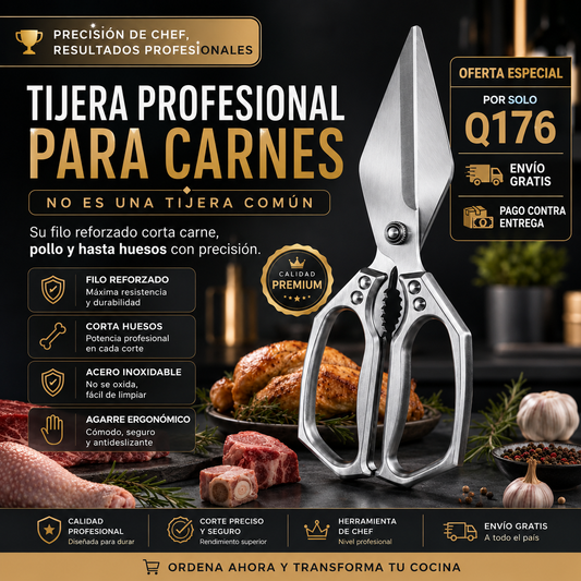¡¡¡APROVECHA HOY!!! Tijera Profesional de Cocina + ENVIO GRATIS 🚚