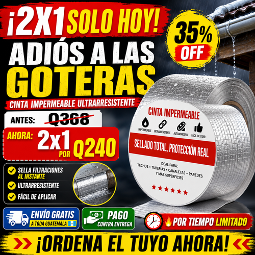 LLEVA 2 Y PAGAS 1 - Cinta  Impermeable - ENVIO GRATIS 🚚