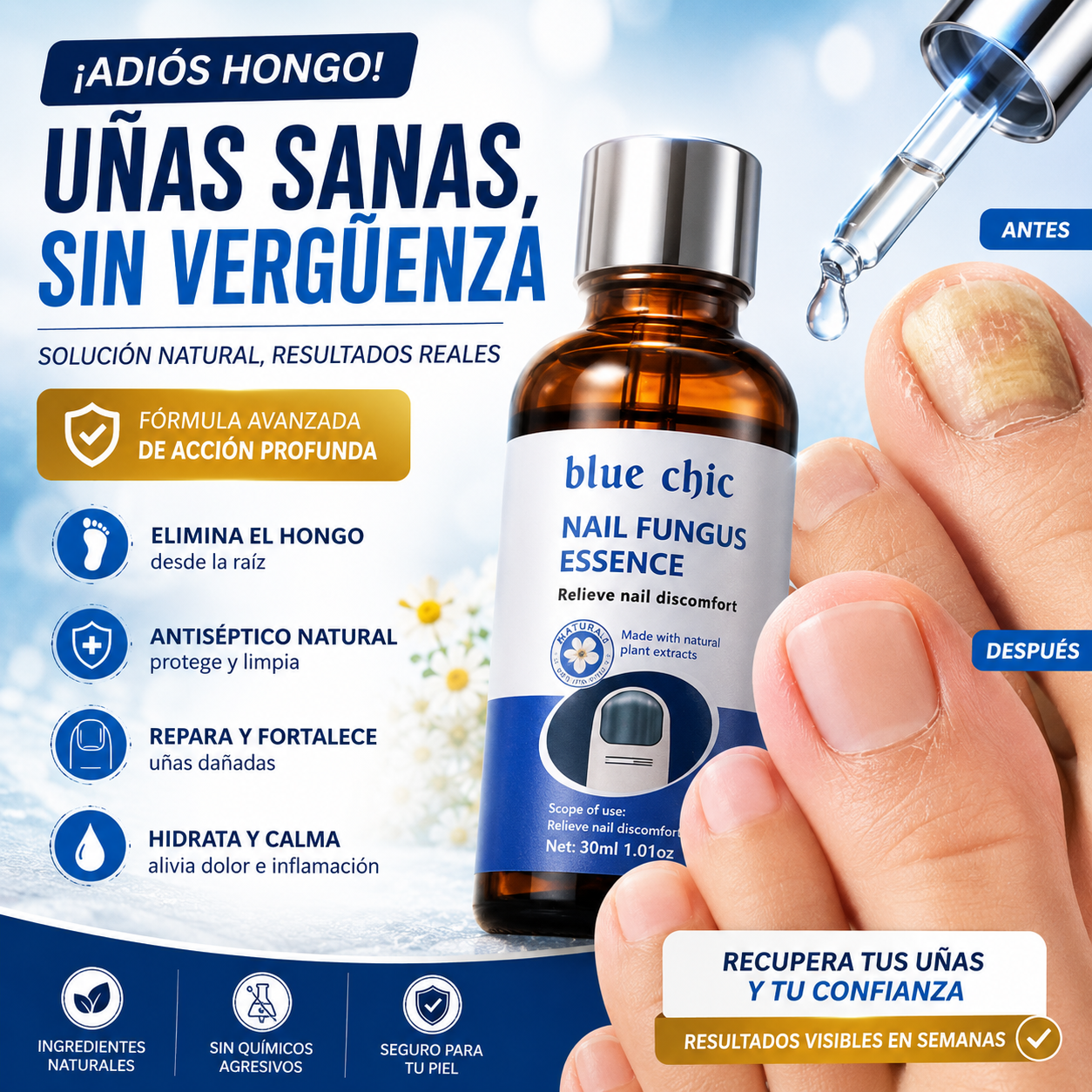 RECUPERA TUS UÑAS - Nails Fungus- Quita Hongos para Uñas + ENVIO GRATIS 🚚