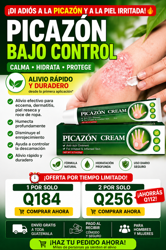 Alivia la Picazón- Crema Antipicazón - ENVIO GRATIS 🚚