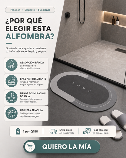 SEGURIDAD PARA TUS PIES - Alfombra para baño - ENVIO GRATIS 🎁