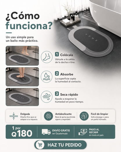 SEGURIDAD PARA TUS PIES - Alfombra para baño - ENVIO GRATIS 🎁