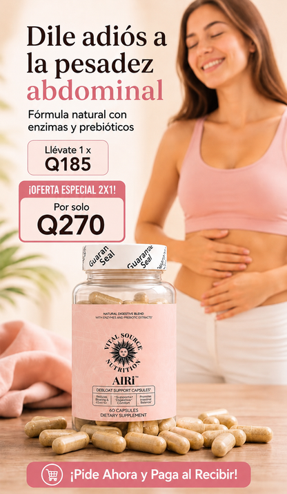RECUPERA TU DIGESTION - Enzimas Digestivas Antiinflamatorias + ENVIO GRATIS 🚚