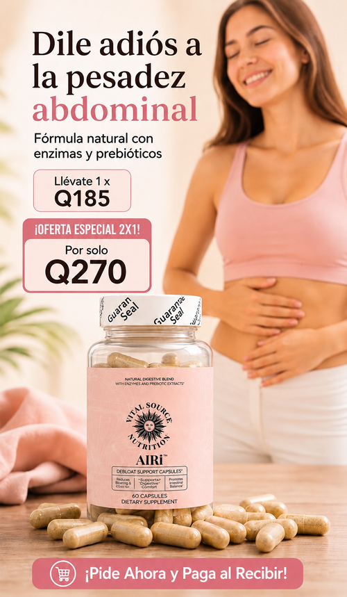 RECUPERA TU DIGESTION - Enzimas Digestivas Antiinflamatorias + ENVIO GRATIS 🚚
