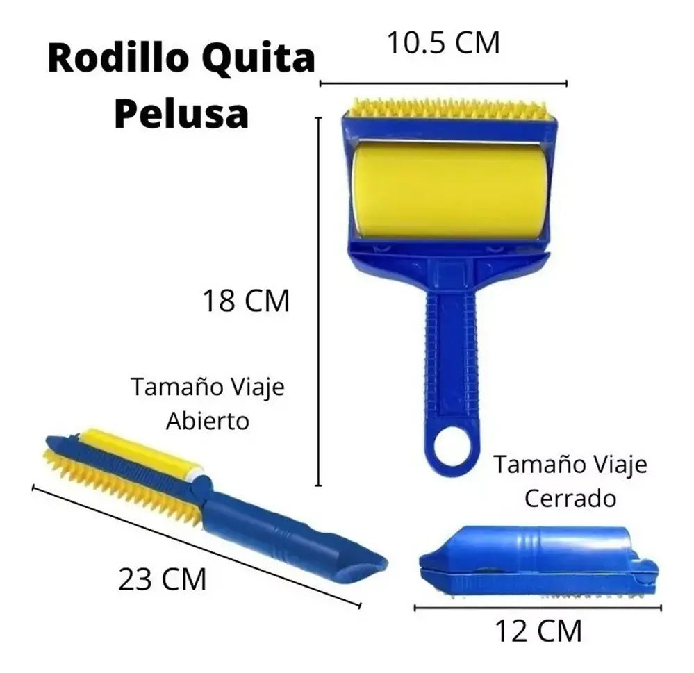 LIBERATE DE ESAS PELUSAS - Rollo Quita Pelusa Reutilizable + ENVIO GRATIS 🎁