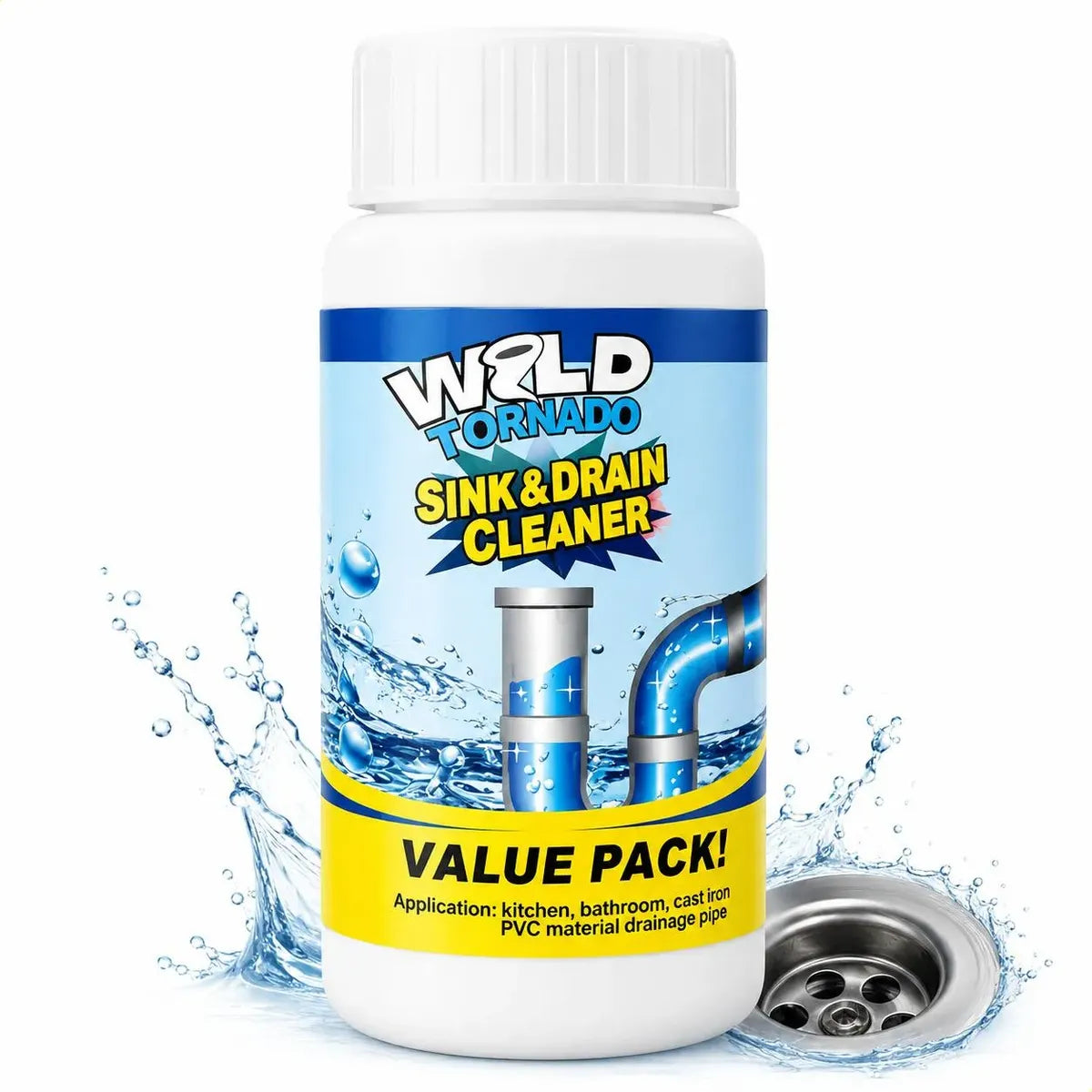 DESTAPA TUS TUBERIAS EN MINUTOS - Destapa Desagües WILD TORNADO + ENVIO GRATIS🎁