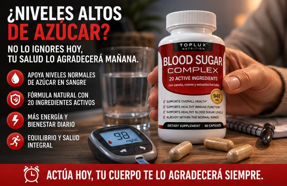 ¡OFERTA ESPECIAL! 💊Blood Sugar Complex + ENVIO GRATIS 🚚