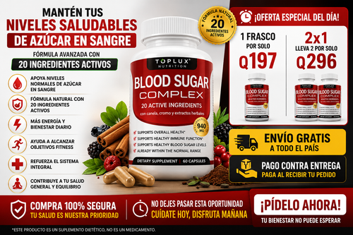 ¡OFERTA ESPECIAL! 💊Blood Sugar Complex + ENVIO GRATIS 🚚