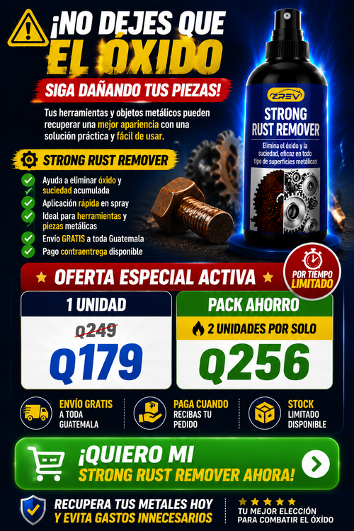 RECUPERA TUS PIEZAS - Removedor de Oxido -  ENVÍO GRATIS🎁