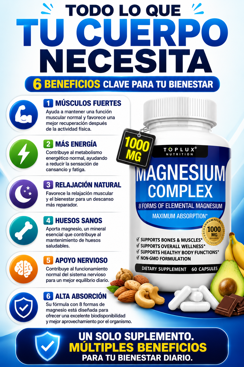 OFERTA LIMITADA - Magnesio Complex + ENVIO GRATIS 🚚 (Copia)