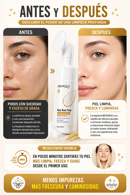 LIMPIA E ILUMINA TU PIEL - Espuma Limpiadora Aclarante - ENVIO GRATIS 🚚