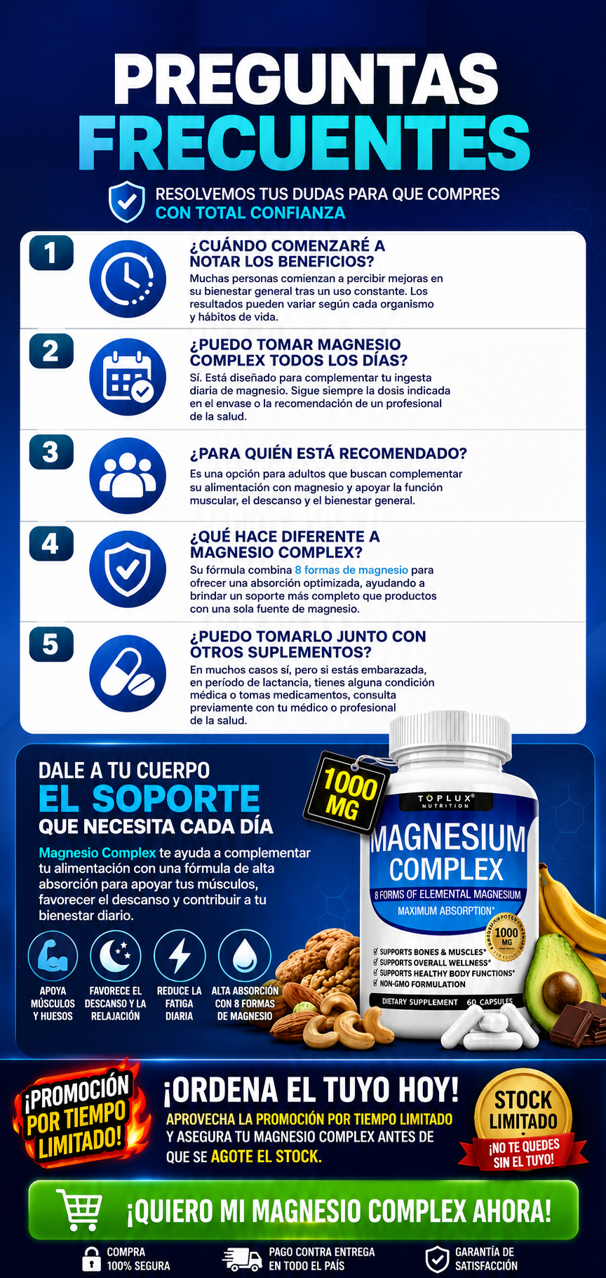 OFERTA LIMITADA - Magnesio Complex + ENVIO GRATIS 🚚 (Copia)