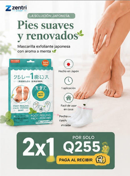 ¡APROVECHA 2x1! Mascarilla para los pies + ENVIO GRATIS 🚚