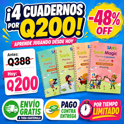 PROMOCIÓN 4x1 - Cuadernos de Aprendizaje Montessori - ENVÍO GRATIS🎁