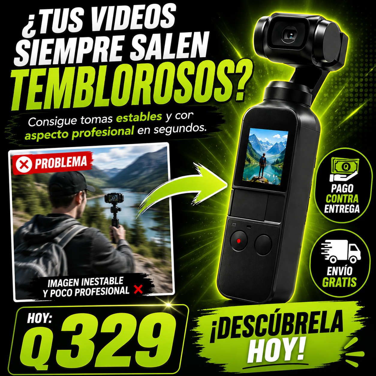 OFERTA LIMITADA - Camara de Bolsillo + ENVIO GRATIS 🚚