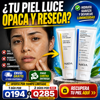 APROVECHA LA PROMOCION - Crema Coreana NIDA Duo - Piel Lisa y Suave + ENVIO GRATIS 🚚
