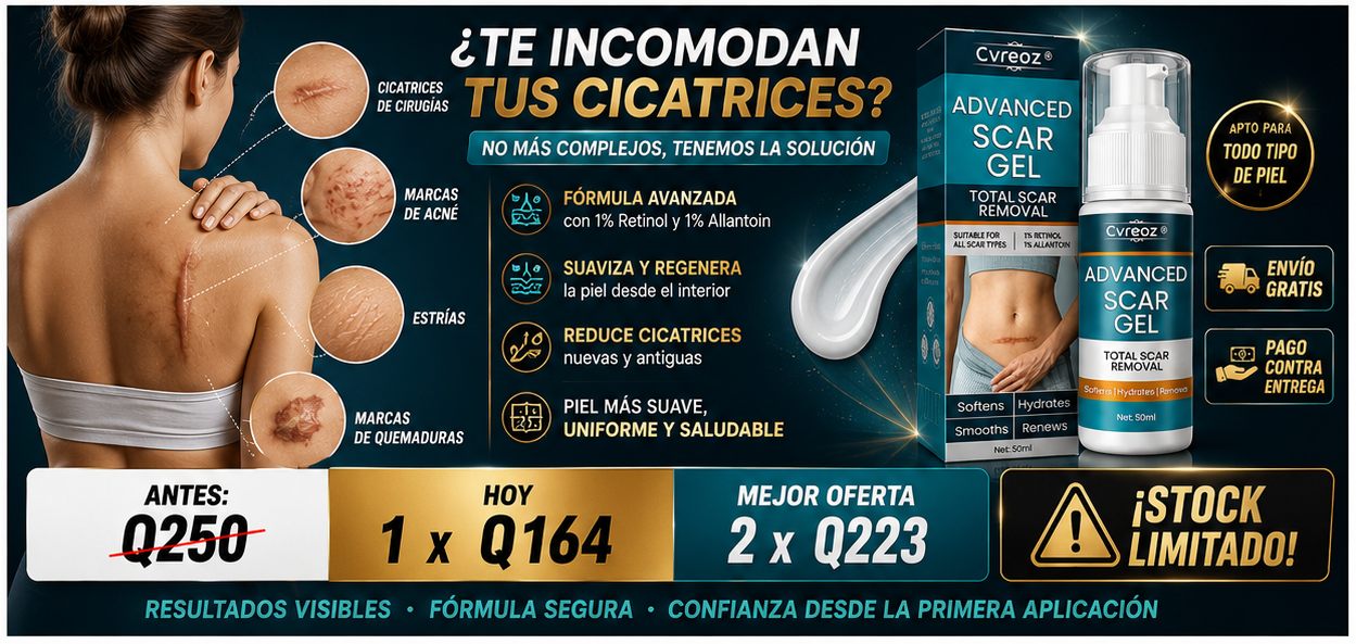 OFERTA 2x1 - Gel Anticicatrices Renueva tu Piel + ENVIO GRATIS 🚚