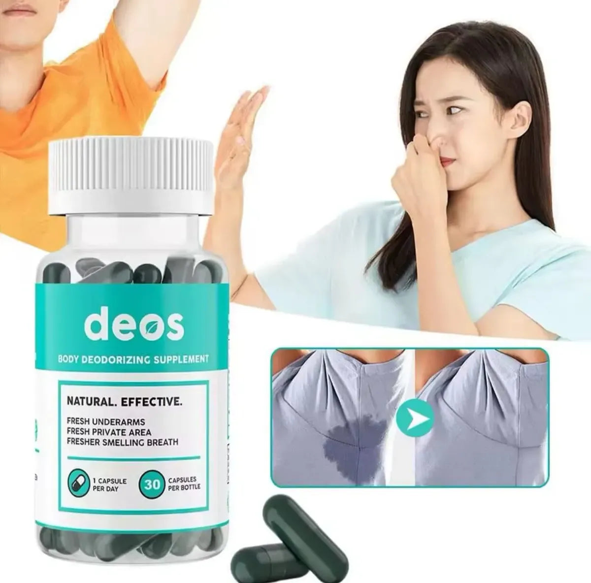 FRESCURA DIARIA - DEOS Desodorante Natural + ENVIO GRATIS 🚚