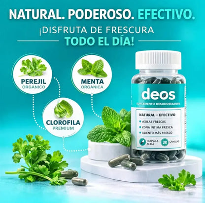 FRESCURA DIARIA - DEOS Desodorante Natural + ENVIO GRATIS 🚚