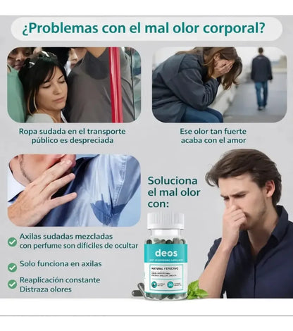 FRESCURA DIARIA - DEOS Desodorante Natural + ENVIO GRATIS 🚚