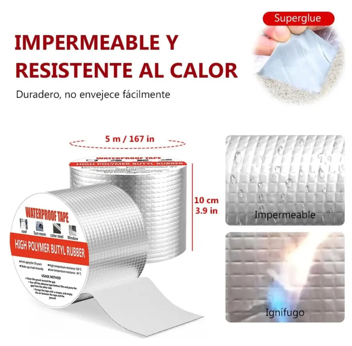 LLEVA 2 Y PAGAS 1 - Cinta  Impermeable - ENVIO GRATIS 🚚