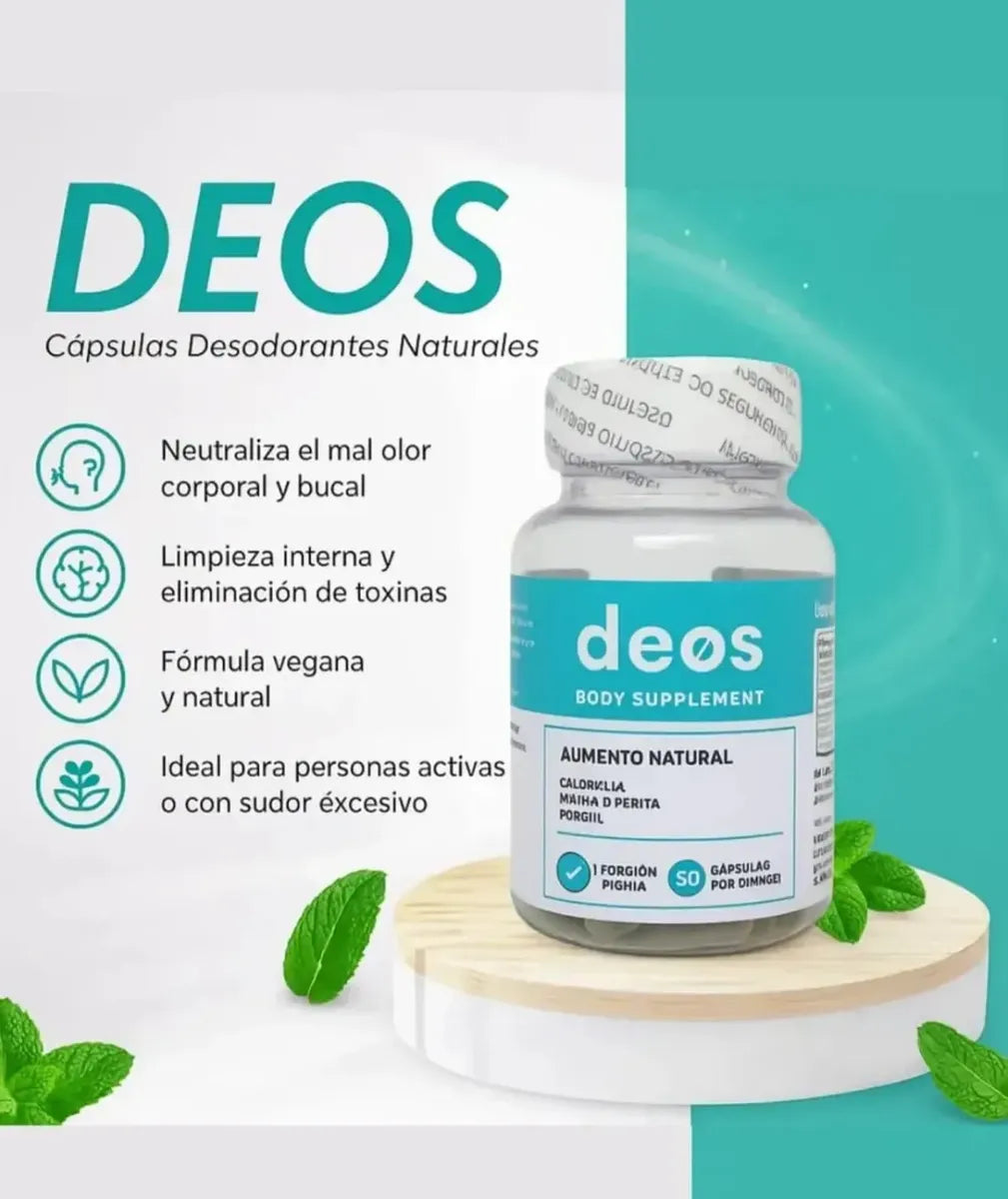 FRESCURA DIARIA - DEOS Desodorante Natural + ENVIO GRATIS 🚚
