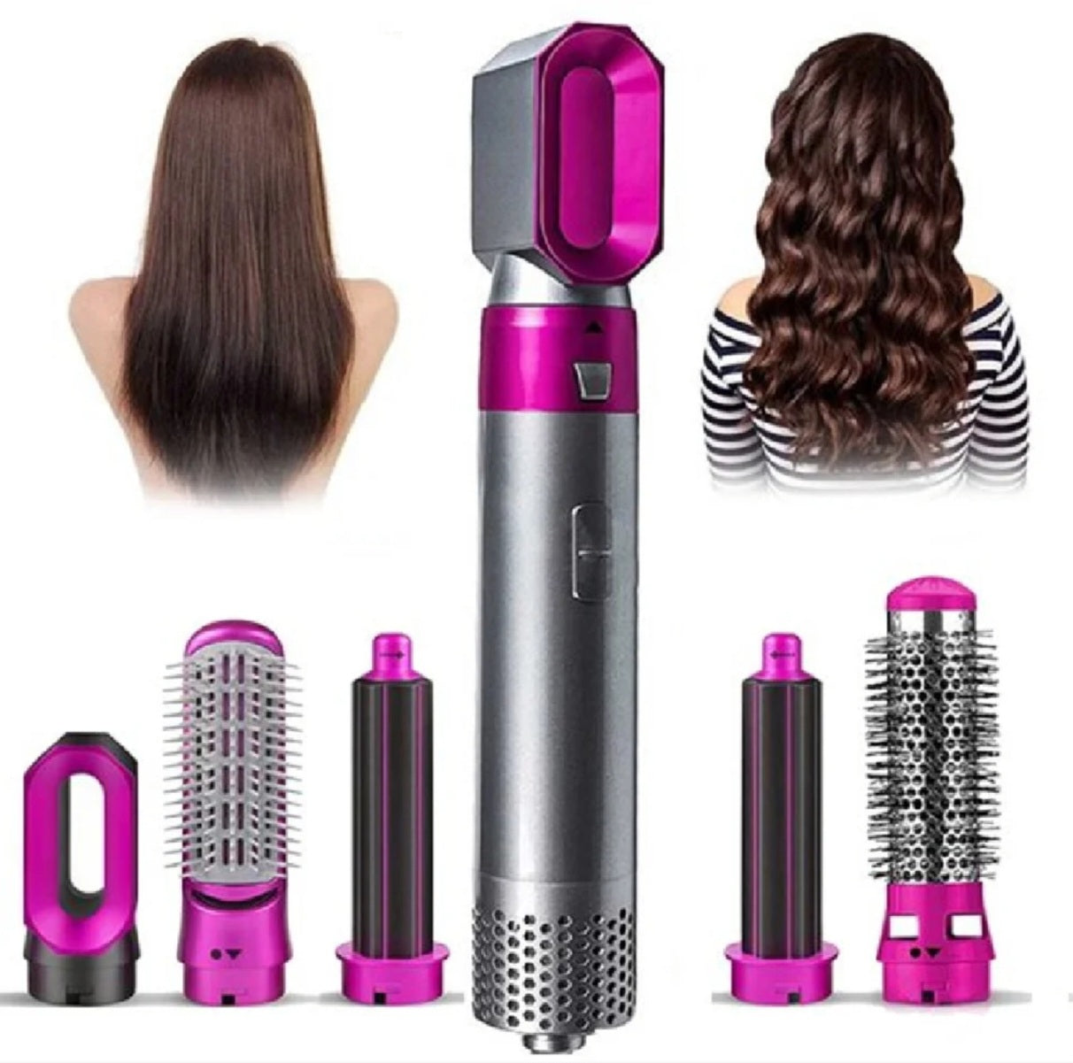 PEINADOS EN MINUTOS - Cepillo Secador 5 en 1 + ENVIO GRATIS 🎁