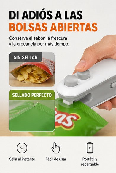 ¡HOT SALE!🔥2x1🔥Mini Sellador Portátil + ENVÍO GRATIS 🚚