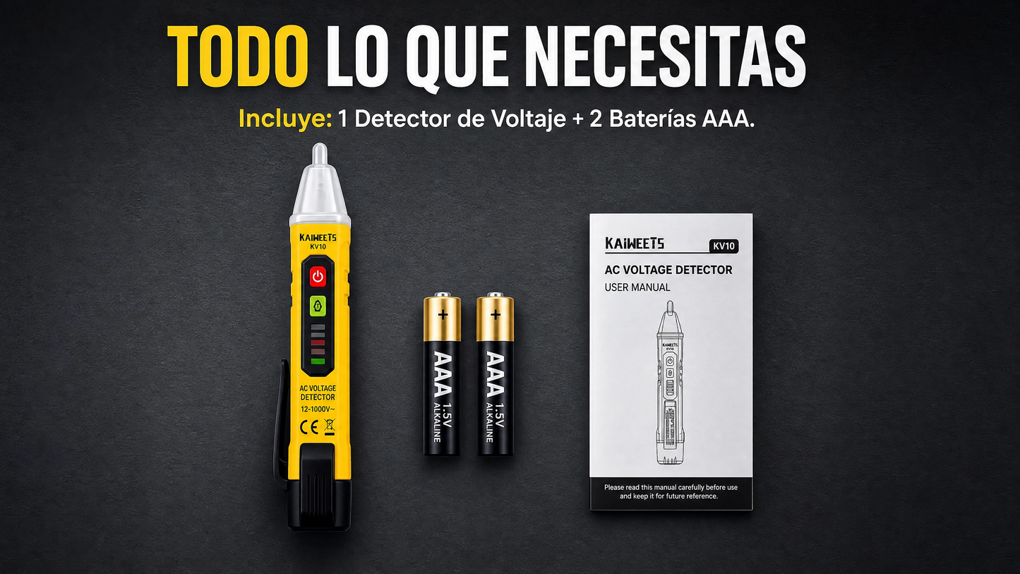 Tu Herramienta Ideal - Detector de Voltaje - ENVIO GRATIS 🚚