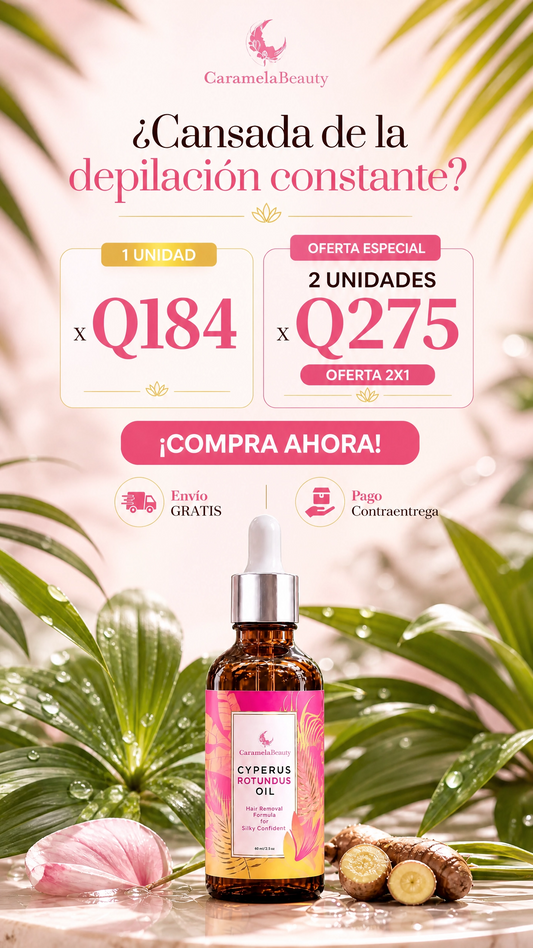 ¡¡¡OFERTA UNICA 2x1!!! - Aceite Depilador Cyperus Rotundus Oil + OFERTA HOY + ENVÍO GRATIS