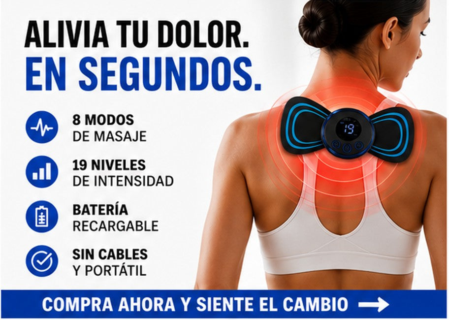¡¡¡ÚLTIMAS UNIDADES!!! - Mini Masajeador Estimulador Multifunción + ENVÍO GRATIS 🚚