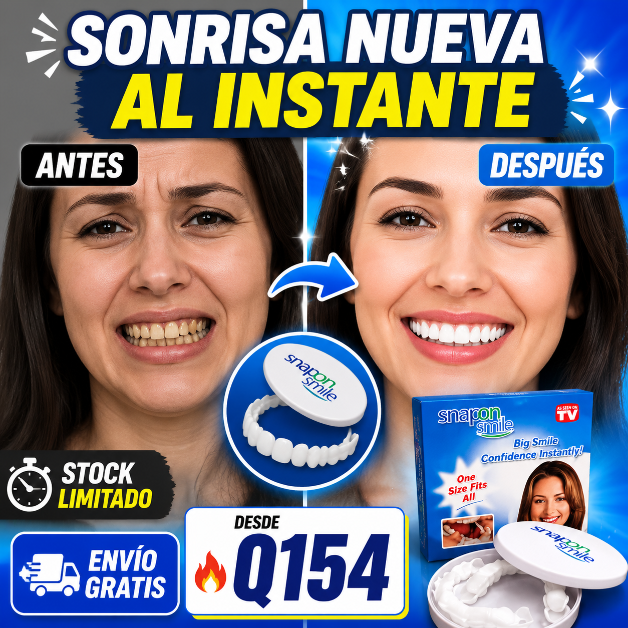 APROVECHA LA OFERTA - Carillas Dentales + ENVIO GRATIS 🚚