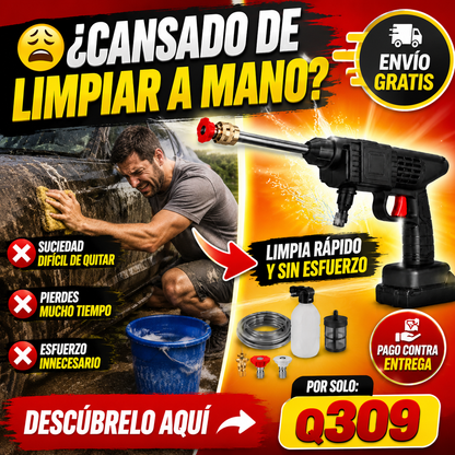 APROVECHA GRADIOSA OFERTA - Combo Hidrolavadora Inalámbrica y Aspiradora Portatil + ENVIO GRATIS 🚚